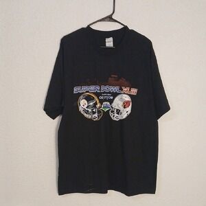Alstyle Black Super Bowl XLIII Short Sleeve Tee